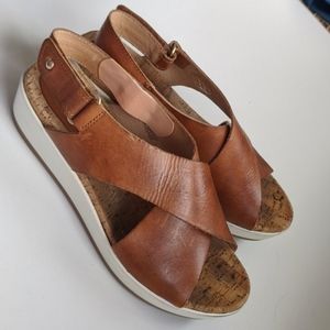 Pikolinos Mykonos Wedge Platform Sandal